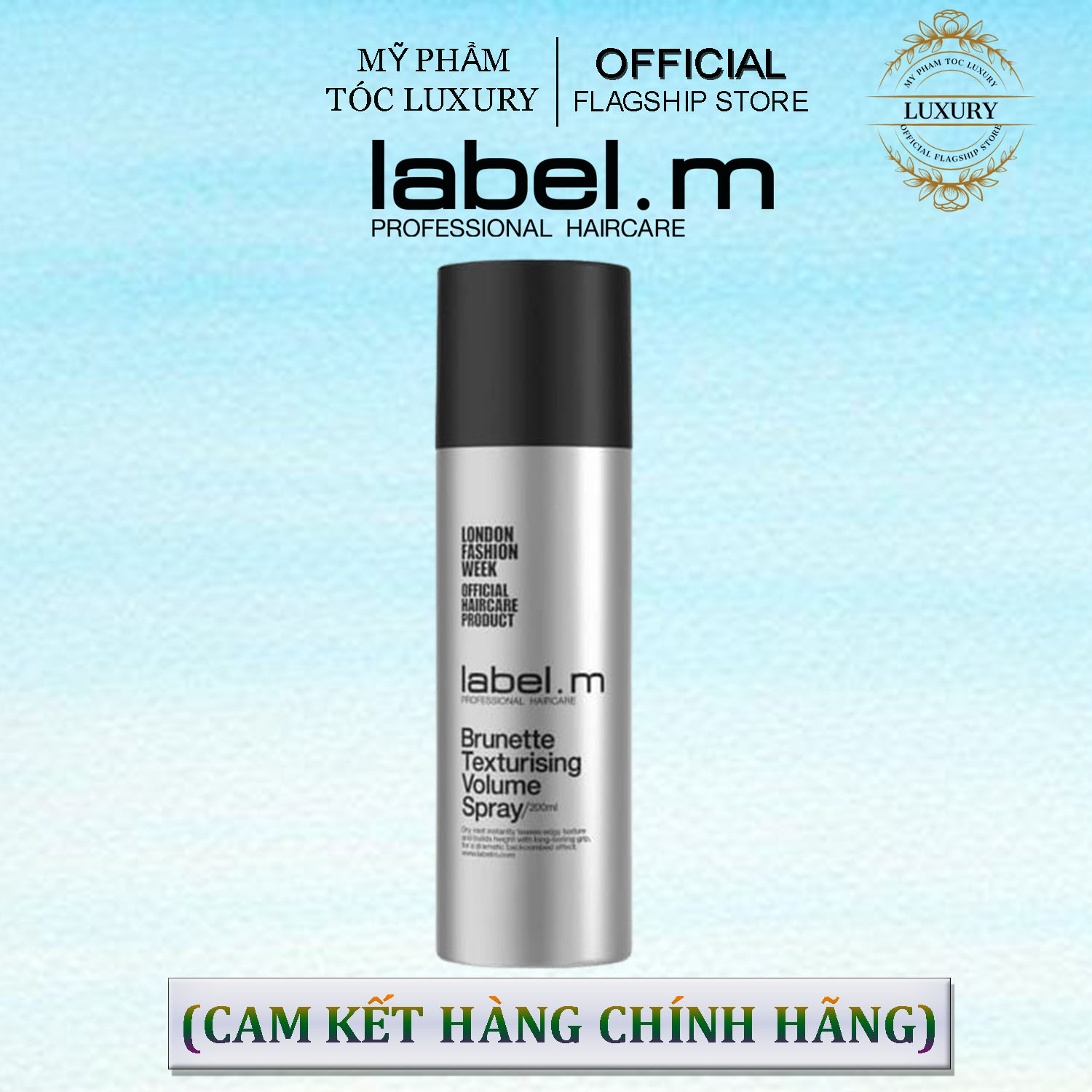 XỊT TẠO ĐỘ PHỒNG VÀ GIỮ NẾP CHO TÓC LABEL.M BRUNETTE TEXTURISING VOLUMESPRAY 200ML